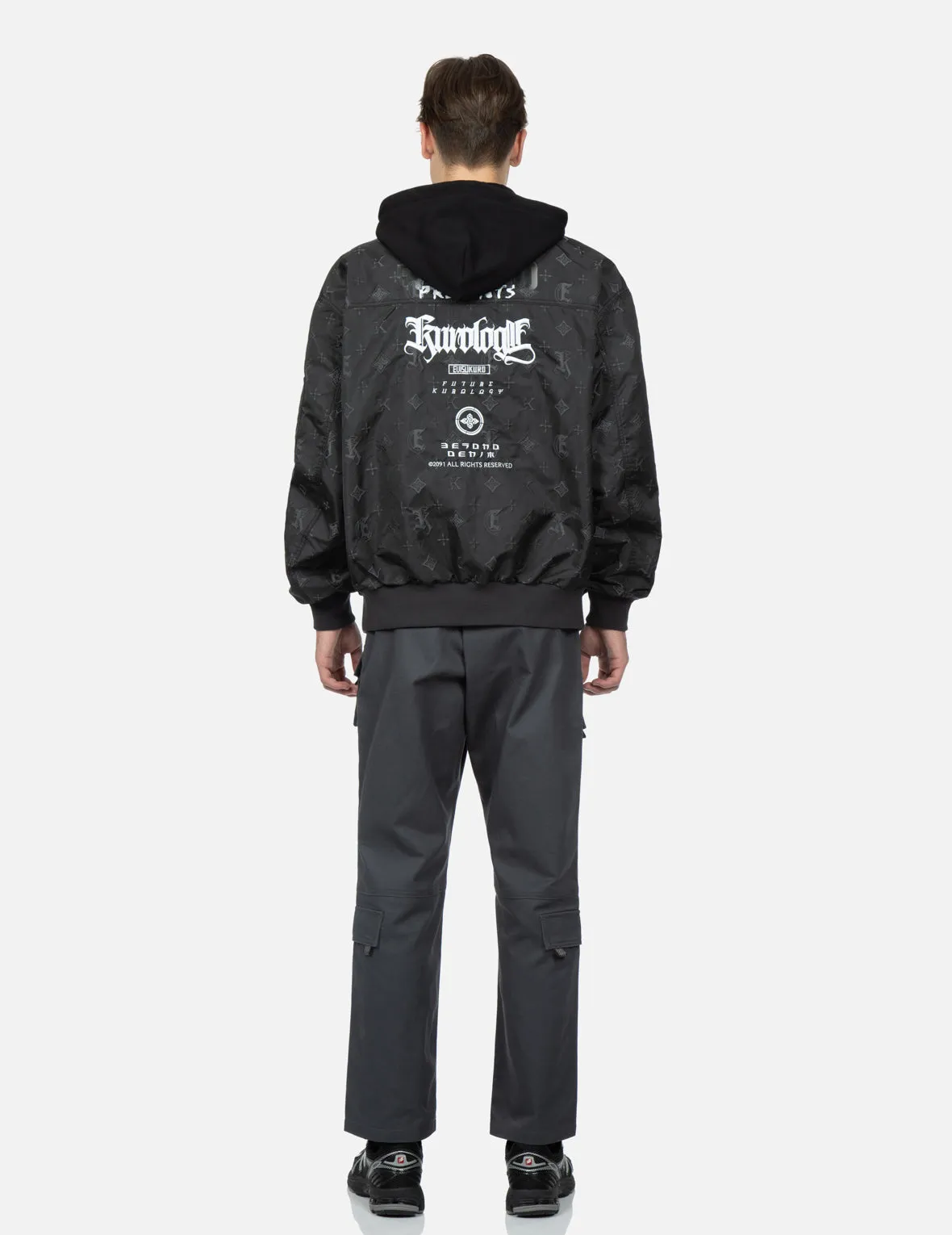 Monogram Jacquard Bomber Jacket sold by Evisu product image thumbnail 5