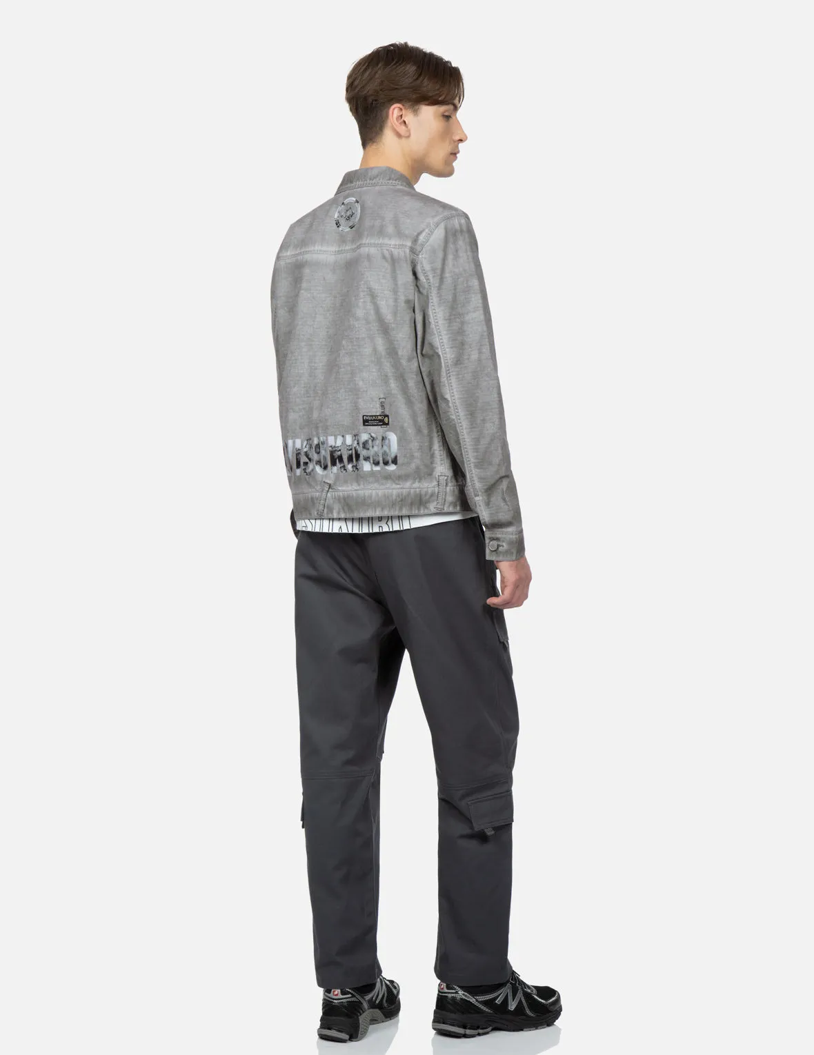 Logo Print Garment Dye Jacket sold by Evisu product image thumbnail 3