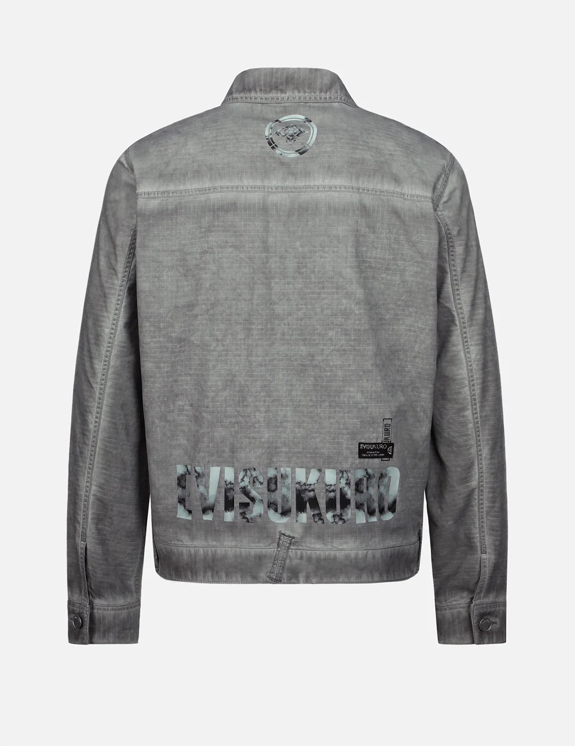 Logo Print Garment Dye Jacket sold by Evisu