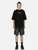 Logo Embroidery Belted Cargo Shorts sold by Evisu