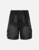 Logo Embroidery Belted Cargo Shorts sold by Evisu