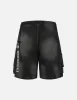Logo Embroidery Belted Cargo Shorts sold by Evisu