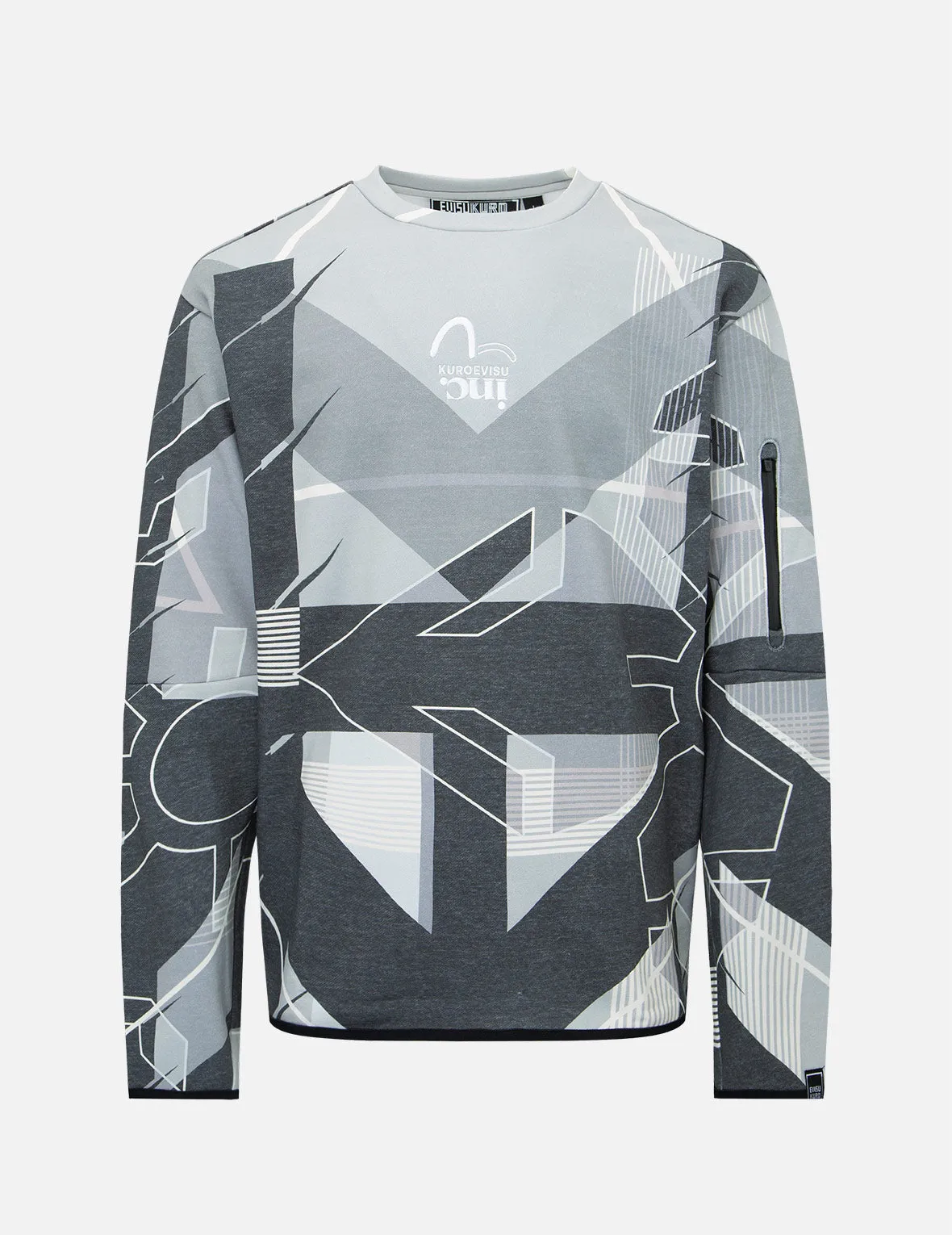 Kamon Camo Print Sweatshirt sold by Evisu