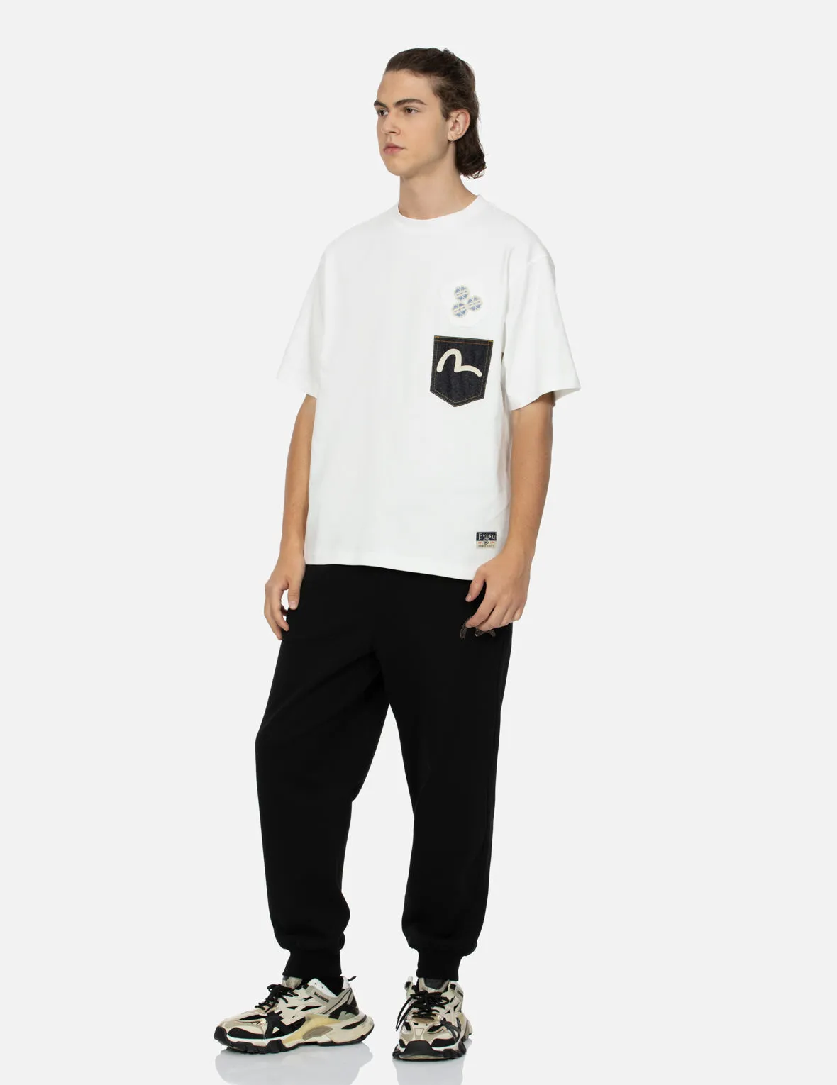 Multi-print and Multi-pocket Relax Fit T-Shirt sold by Evisu product image thumbnail 3