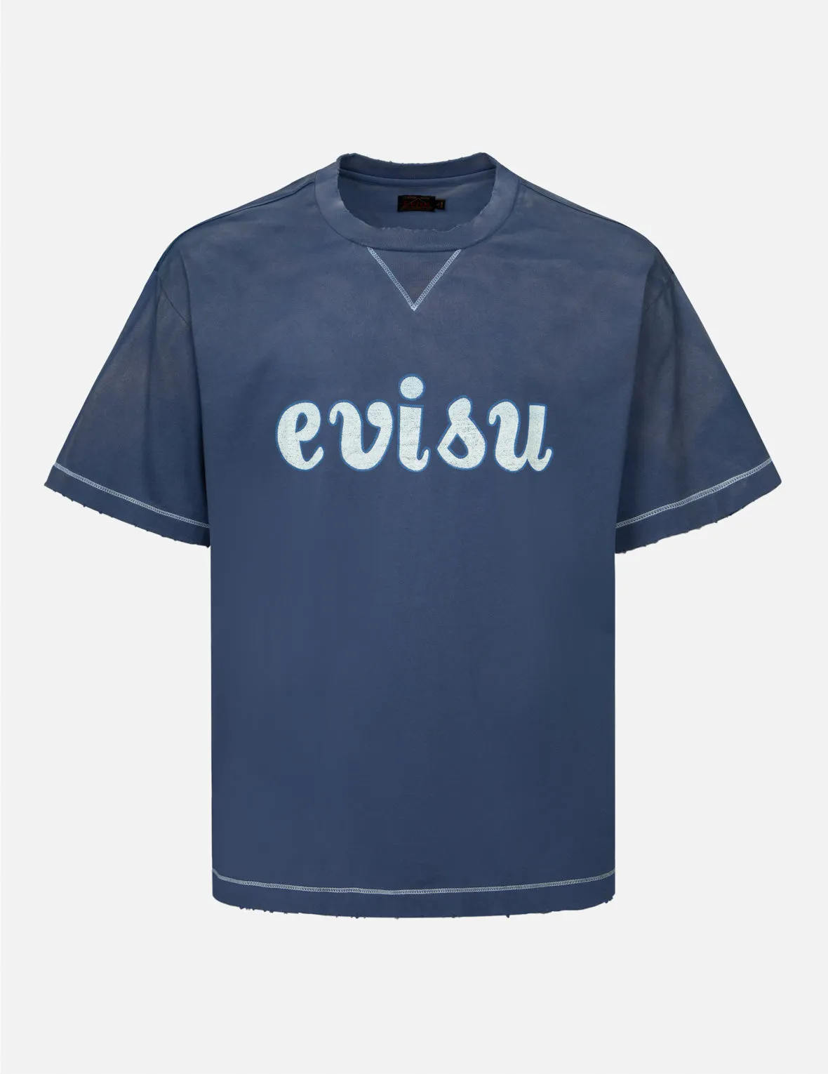 Logo Print Boxy T-shirt sold by Evisu