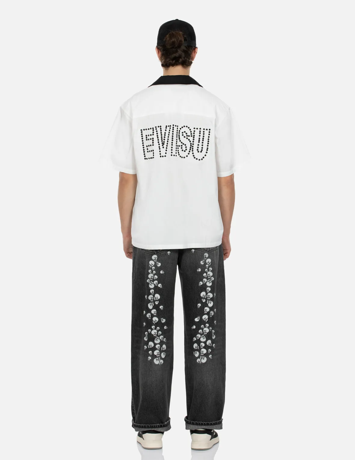 Skull Embroidery Daicock Baggy Jeans sold by Evisu product image thumbnail 5