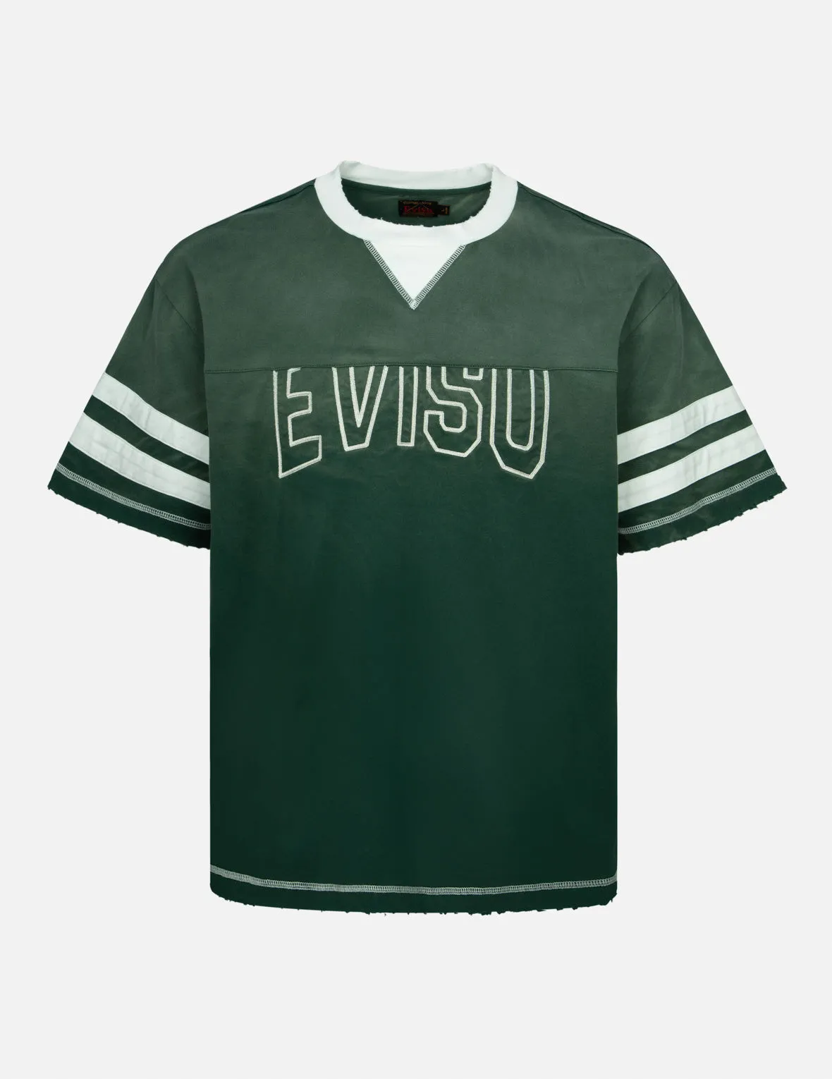 Logo Embroidery Paneling Boxy T-shirt sold by Evisu product image thumbnail 2