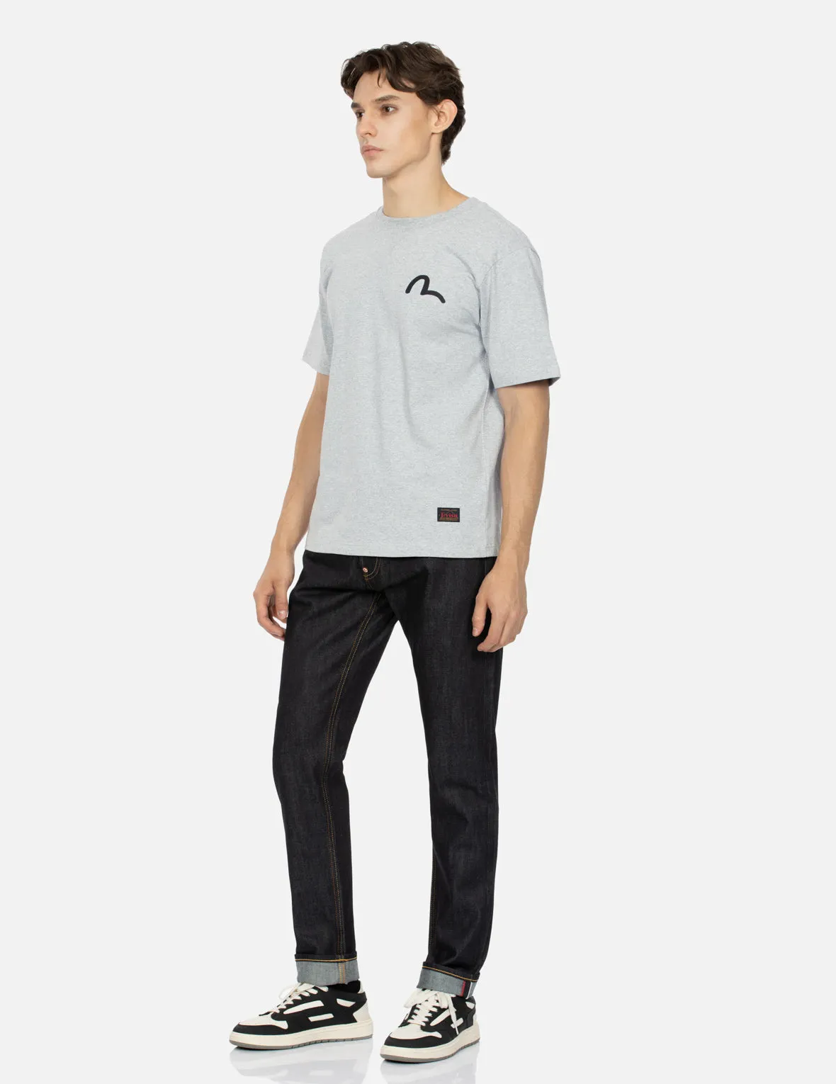 Seagull Print Carrot Fit Denim Jeans #2017 sold by Evisu product image thumbnail 4