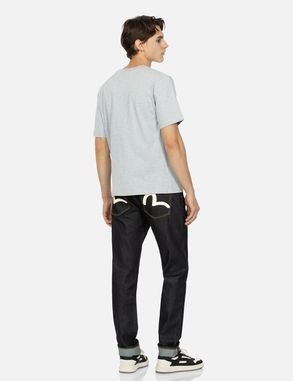 Seagull Print Carrot Fit Denim Jeans #2017 sold by Evisu product image thumbnail 3