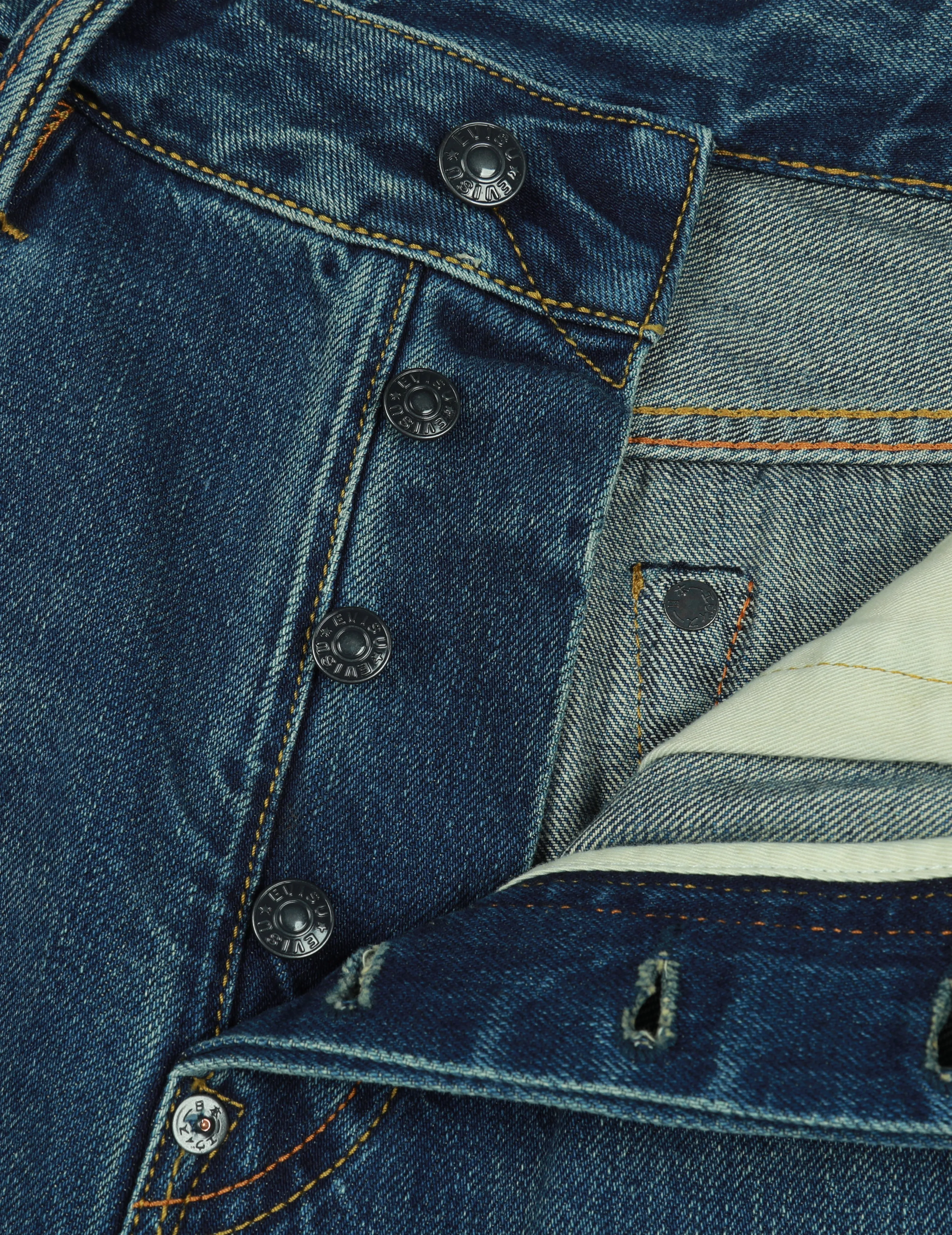 Allover Godhead Print and Seagull Embroidery Relax Fit Denim Shorts sold by Evisu product image thumbnail 5