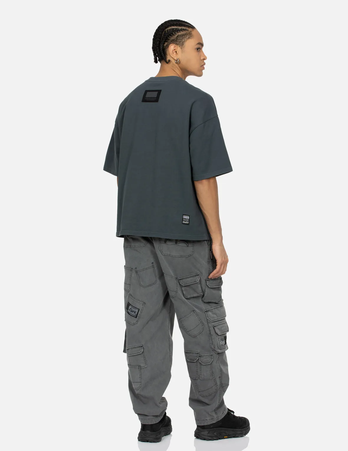 3D Logo Print Oversized Short-Sleeve Sweatshirt sold by Evisu product image thumbnail 4