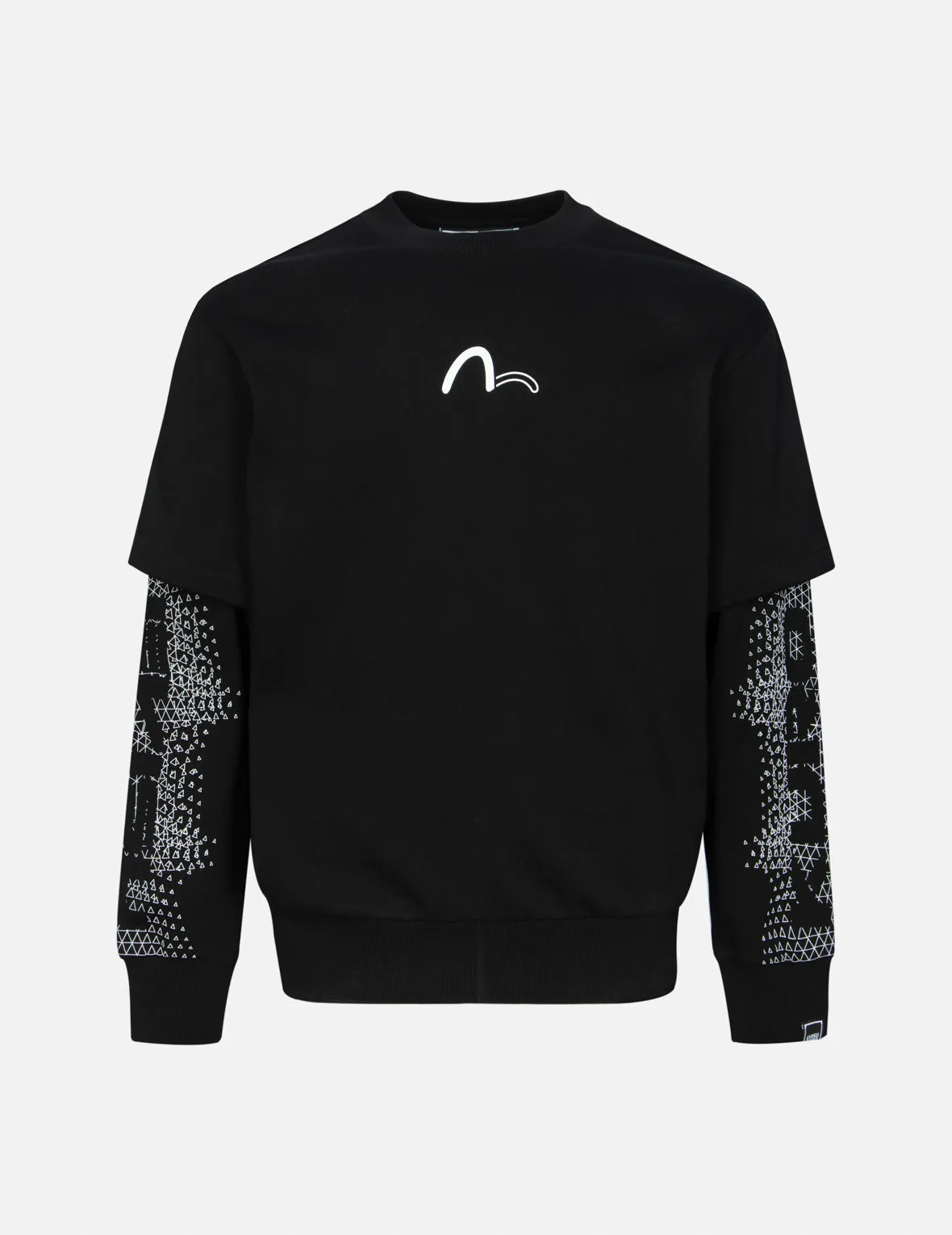 2-in-1 Multiple Branding Print Relax Fit Sweatshirt sold by Evisu product image thumbnail 2