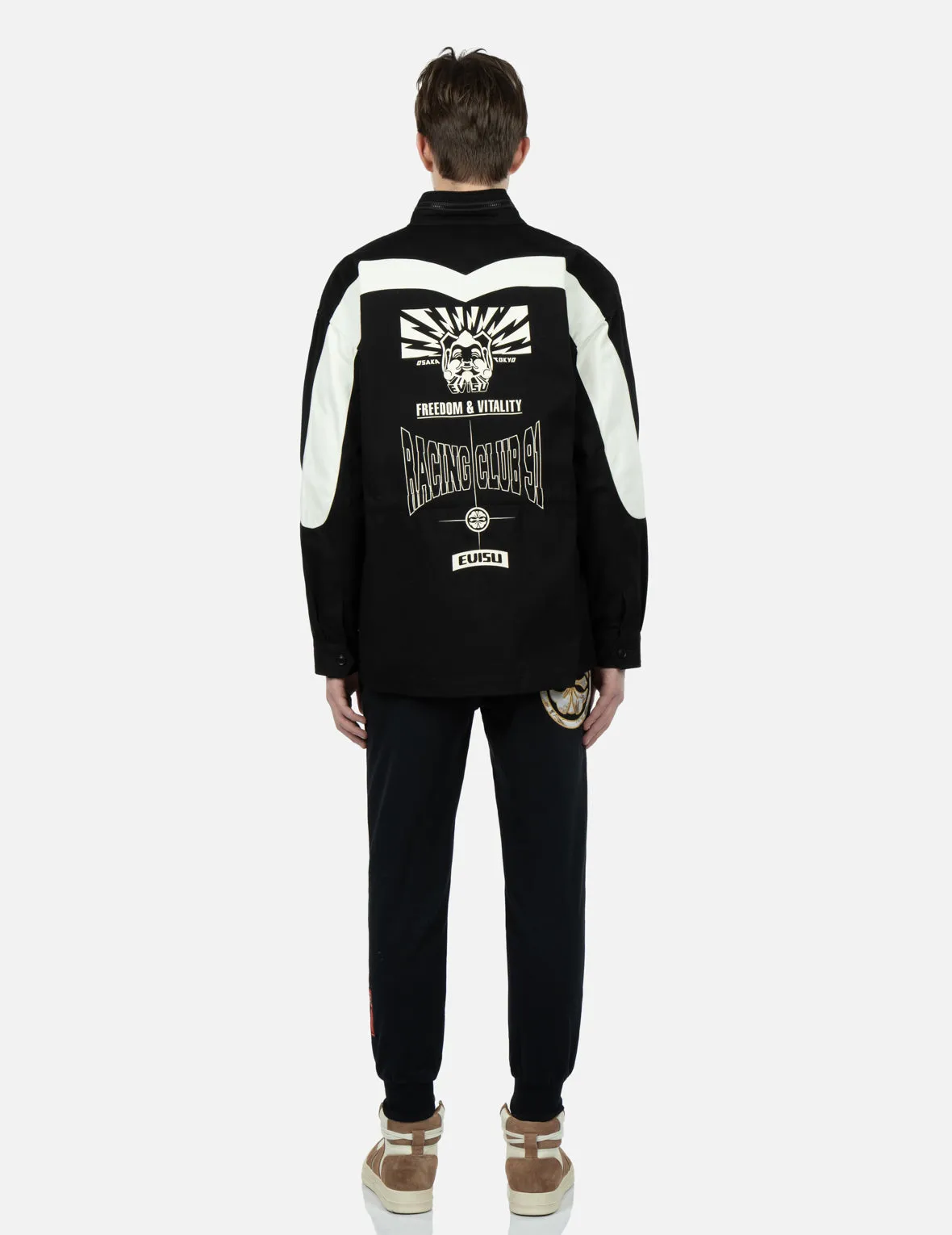 Seagull and Godhead Print Field Jacket sold by Evisu product image thumbnail 5