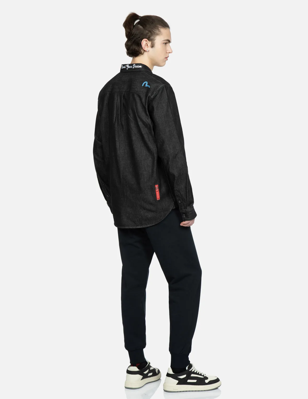 Eagle and Seagull Embroidery Denim Shirt sold by Evisu product image thumbnail 4