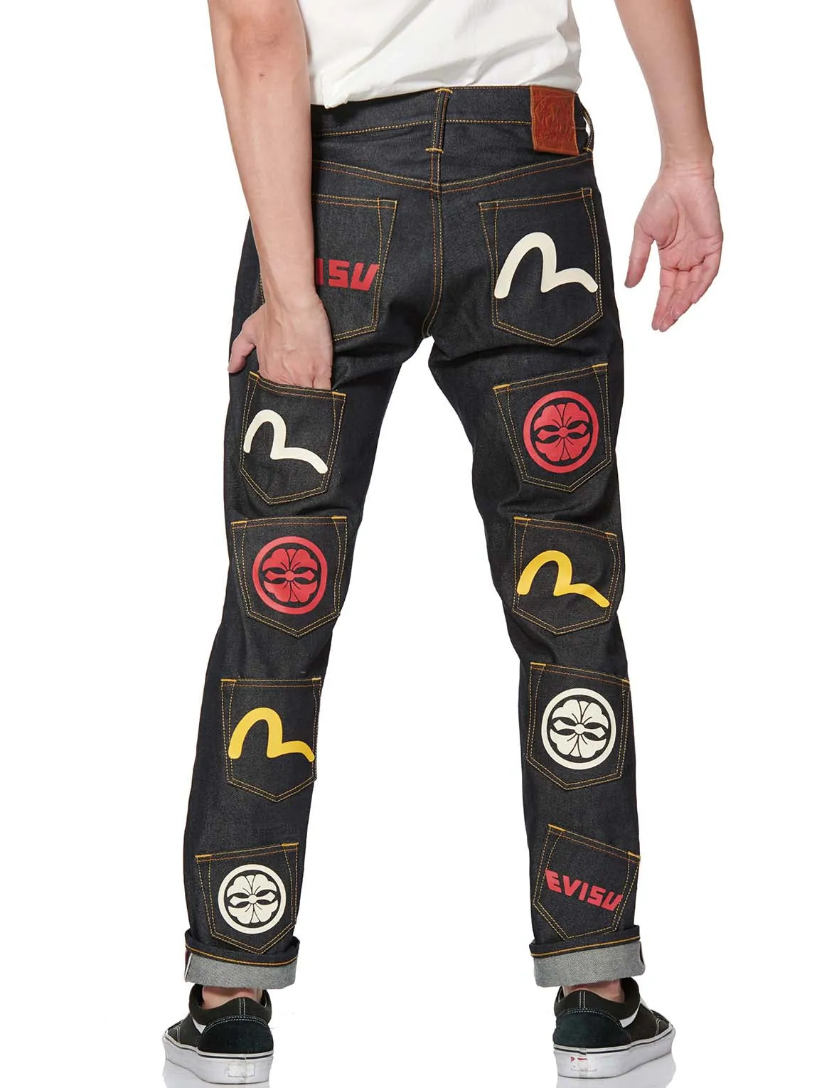 Multi Pocket Slim Straight fit Jeans #2010 sold by Evisu product image thumbnail 3