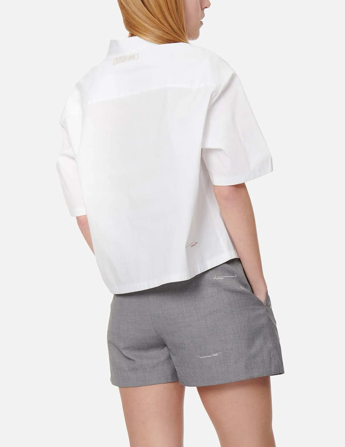 Seagull Tag Cropped Shirt sold by Evisu product image thumbnail 4