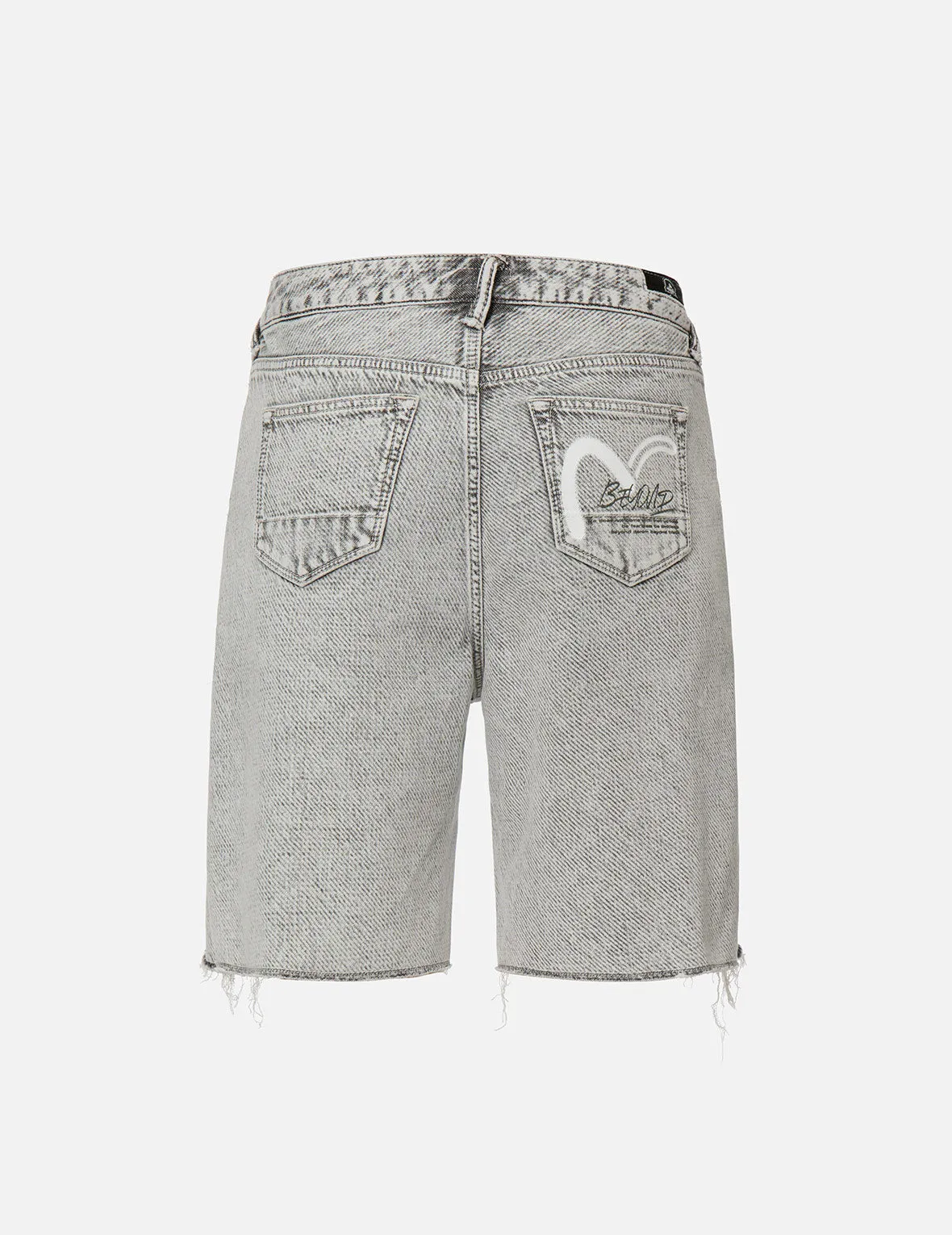 Distressed Bermuda Denim Shorts sold by Evisu product image thumbnail 2
