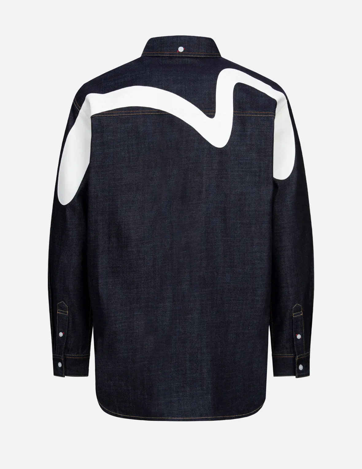 Daicock Print Relax Fit Denim shirt sold by Evisu product image thumbnail 2