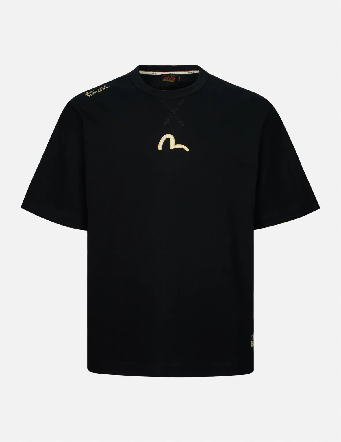 Koi and Seagull Brushstroke Daicock Digital Print Loose Fit T-shirt sold by Evisu product image thumbnail 3