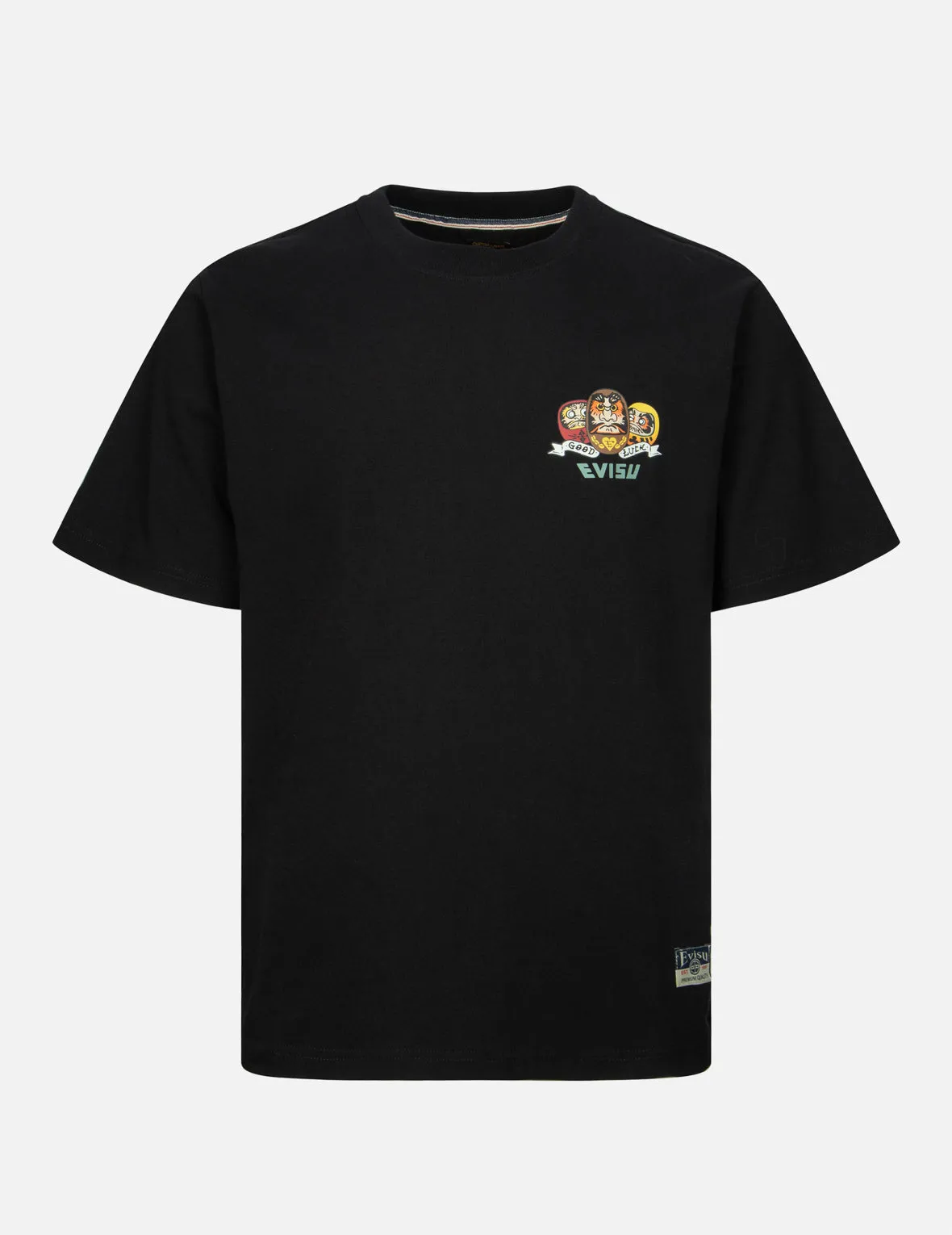 Playful Daruma Print Regular Fit T-shirt sold by Evisu product image thumbnail 4