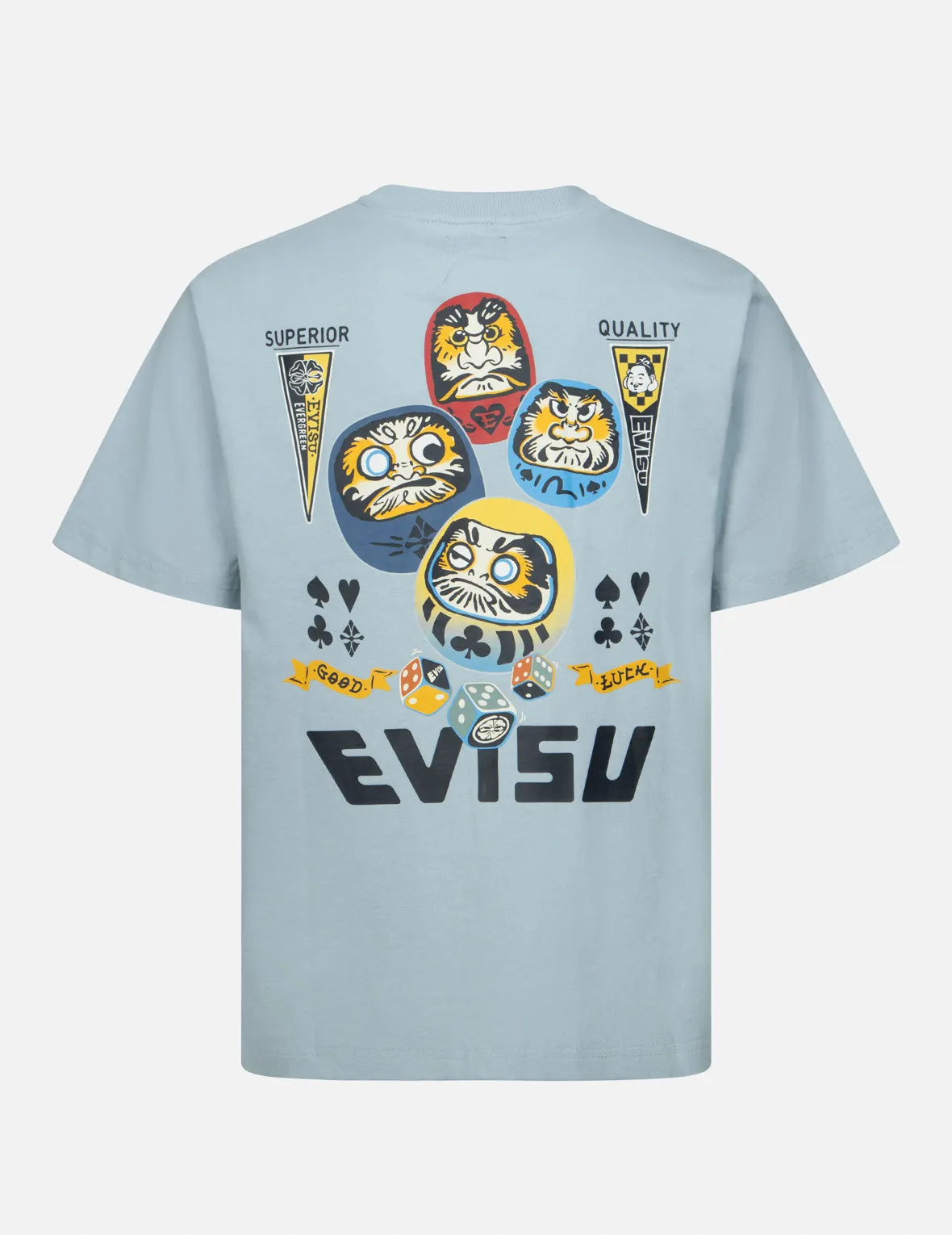 Playful Daruma Print Regular Fit T-shirt sold by Evisu product image thumbnail 2