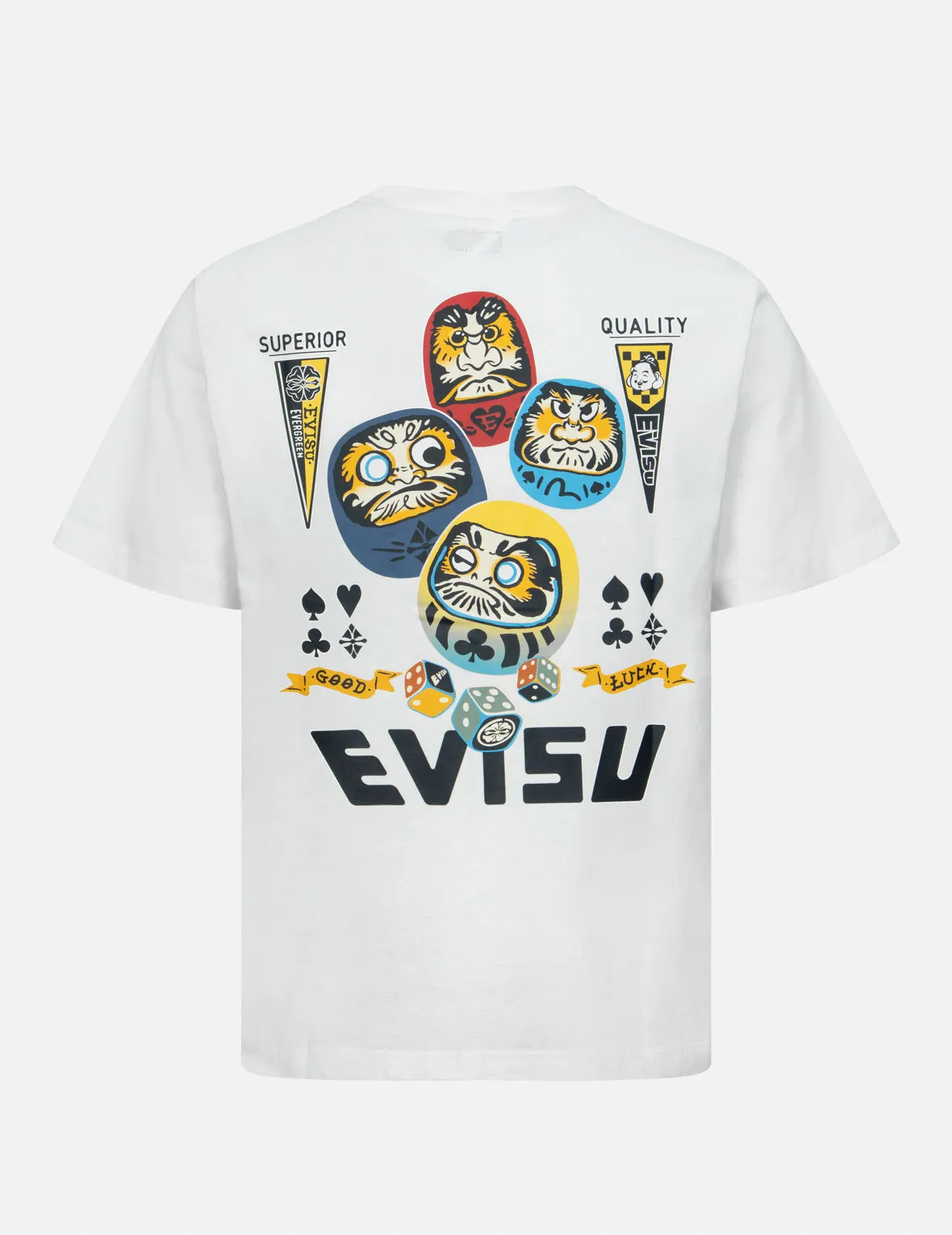Playful Daruma Print Regular Fit T-shirt sold by Evisu product image thumbnail 3