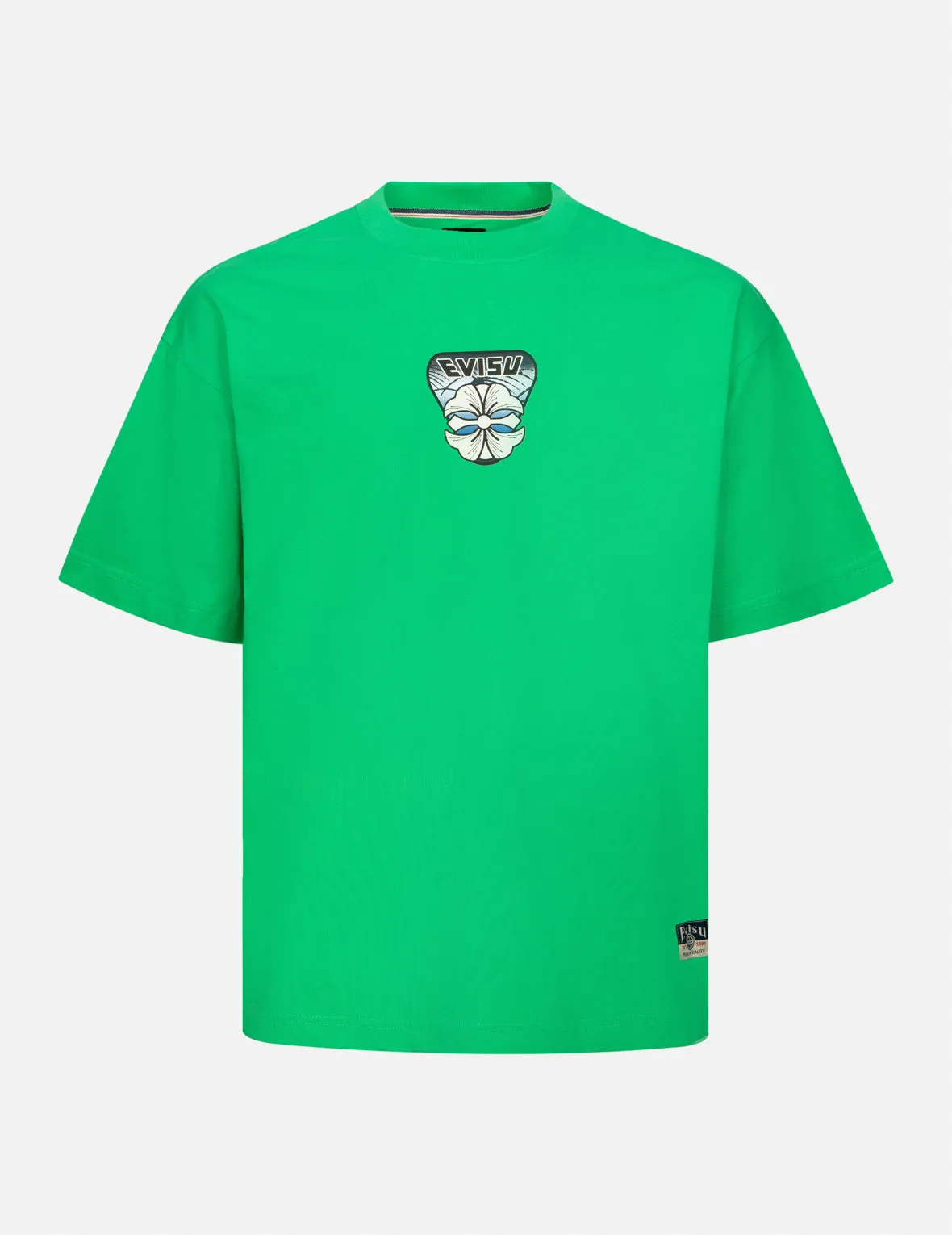 Multi-Hanafuda Daruma and Daicock Print Loose Fit T-shirt sold by Evisu product image thumbnail 3