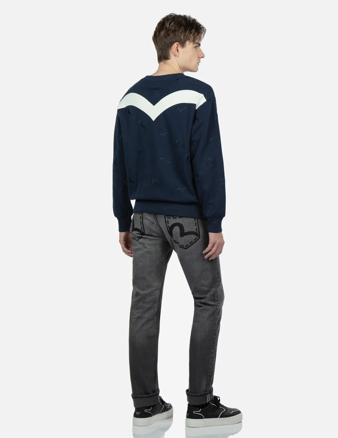 Seagull Pocket Print Slim Fit Jeans #2010 sold by Evisu product image thumbnail 3