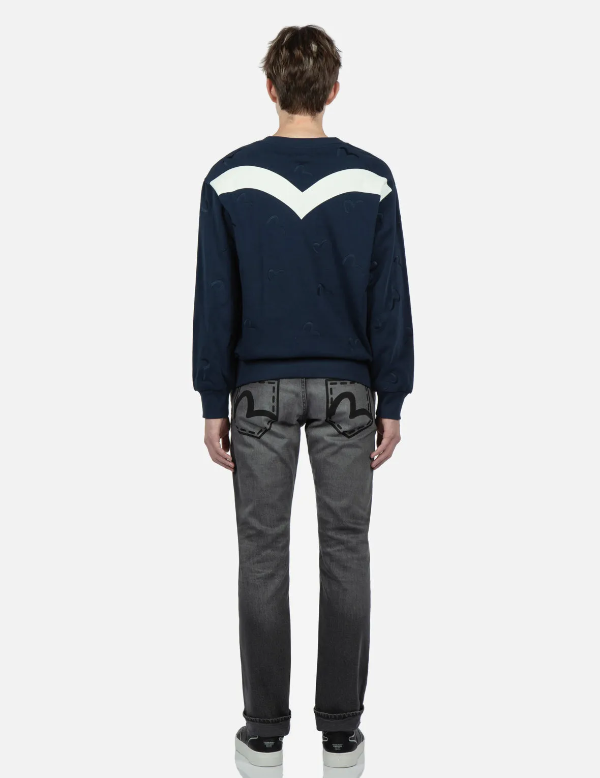 Seagull Pocket Print Slim Fit Jeans #2010 sold by Evisu product image thumbnail 5