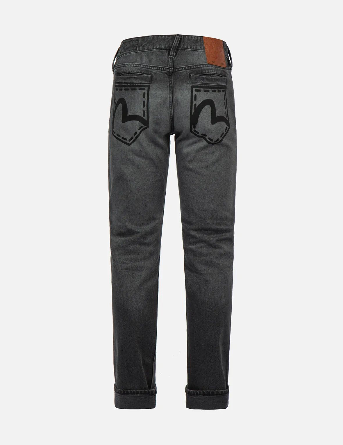 Seagull Pocket Print Slim Fit Jeans #2010 sold by Evisu