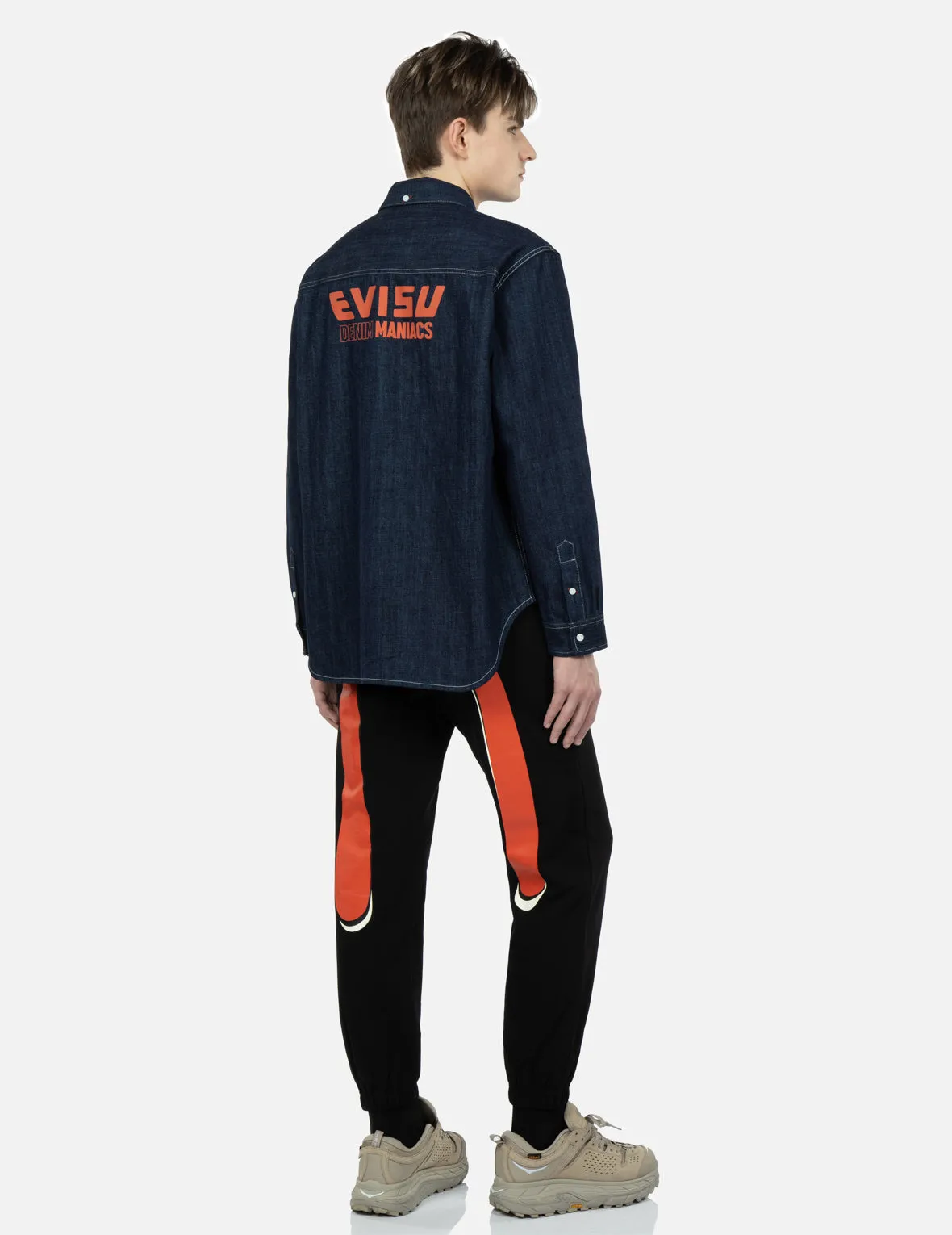 Multi-Pocket Denim Shirt sold by Evisu product image thumbnail 4