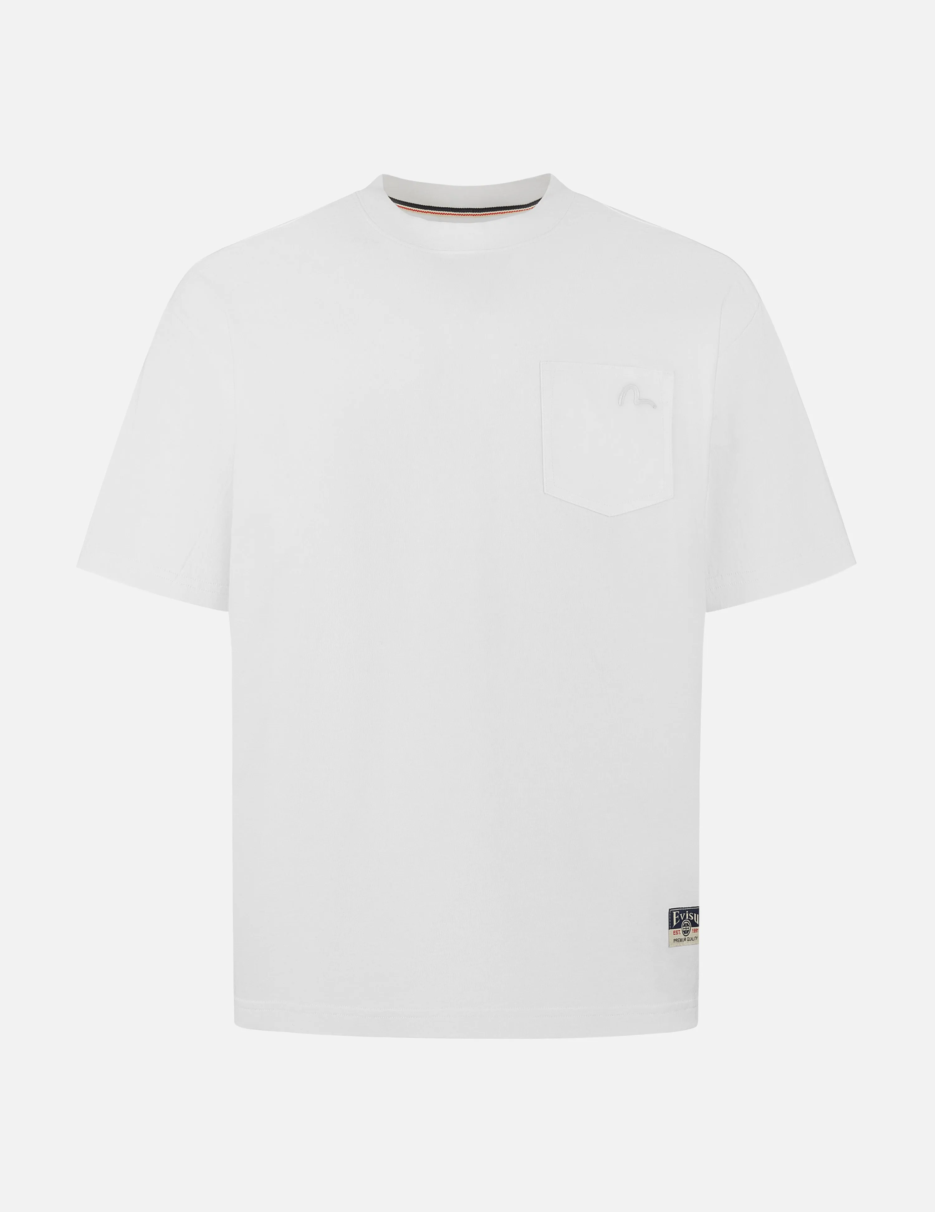 Seagull Embroidery Stitching Pocket Relax Fit T-Shirt sold by Evisu