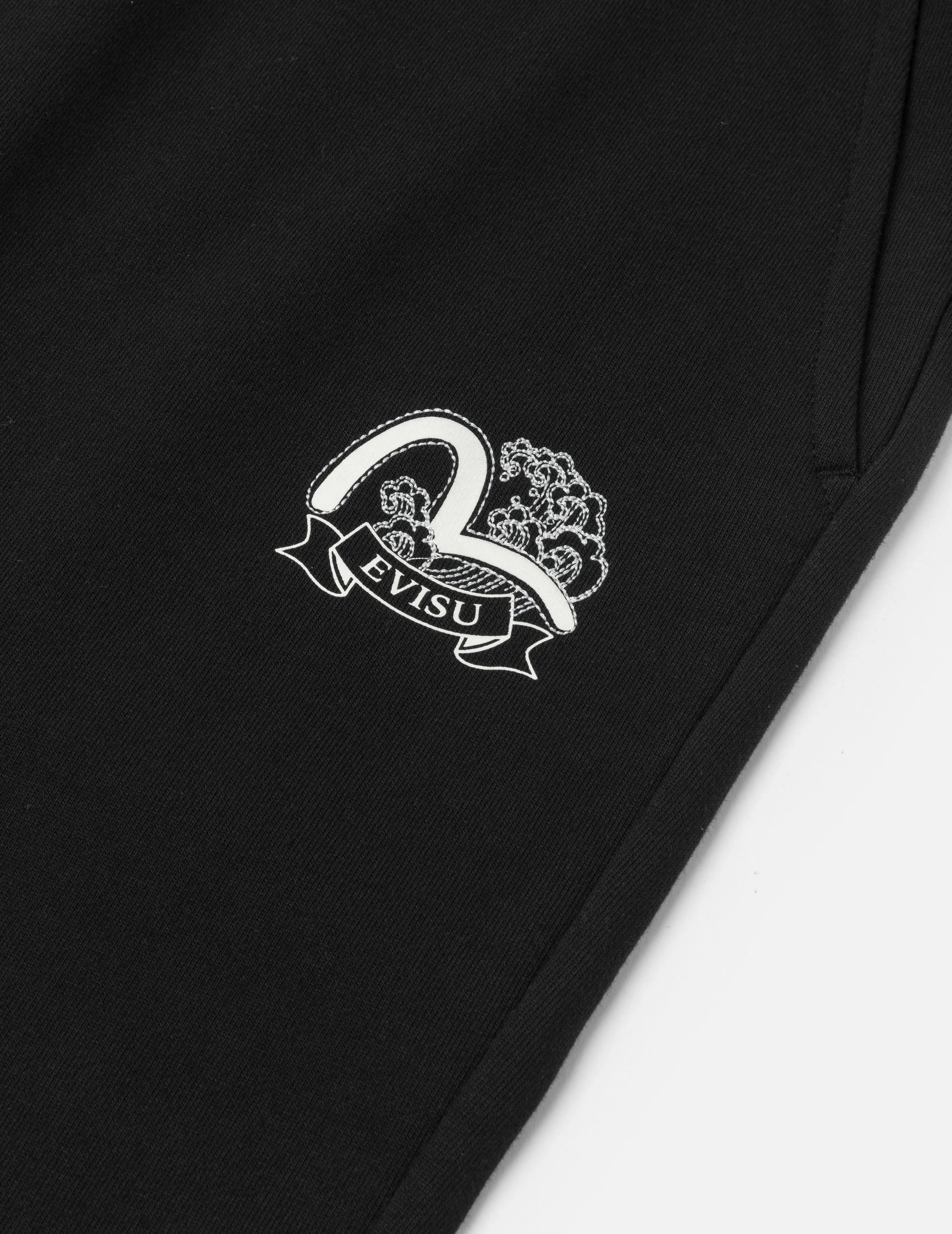 Seagull Print and Wave Embroidery Loose Fit Sweatpants sold by Evisu product image thumbnail 4