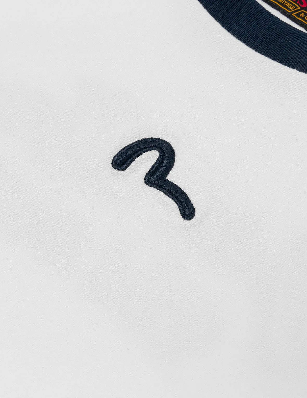 Contrast 3D Seagull and Slogan Embroidery Slim Fit T-Shirt sold by Evisu product image thumbnail 4