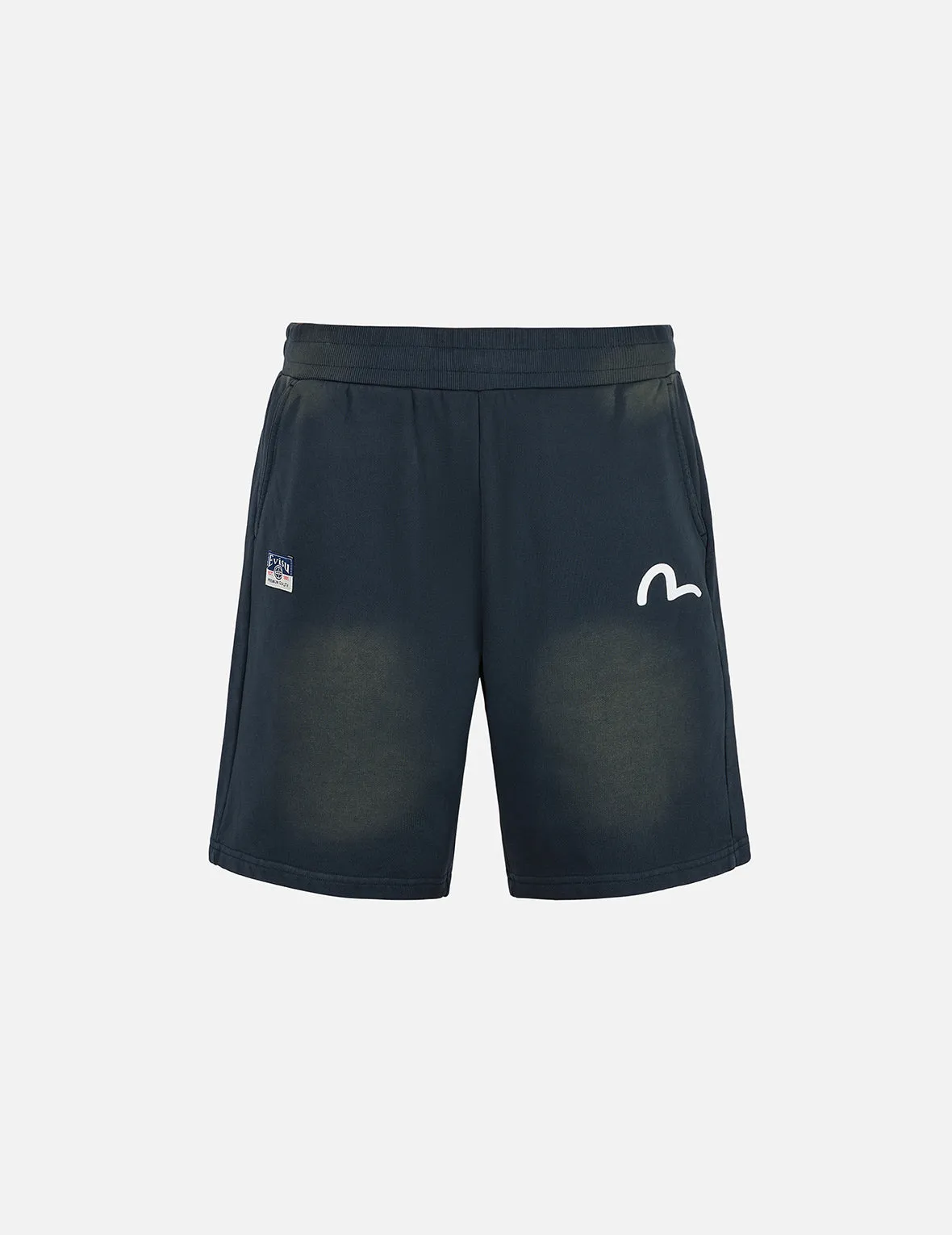 Logo Appliqué Embroidery Heavy Washed Fashion Fit Sweatshorts sold by Evisu product image thumbnail 3