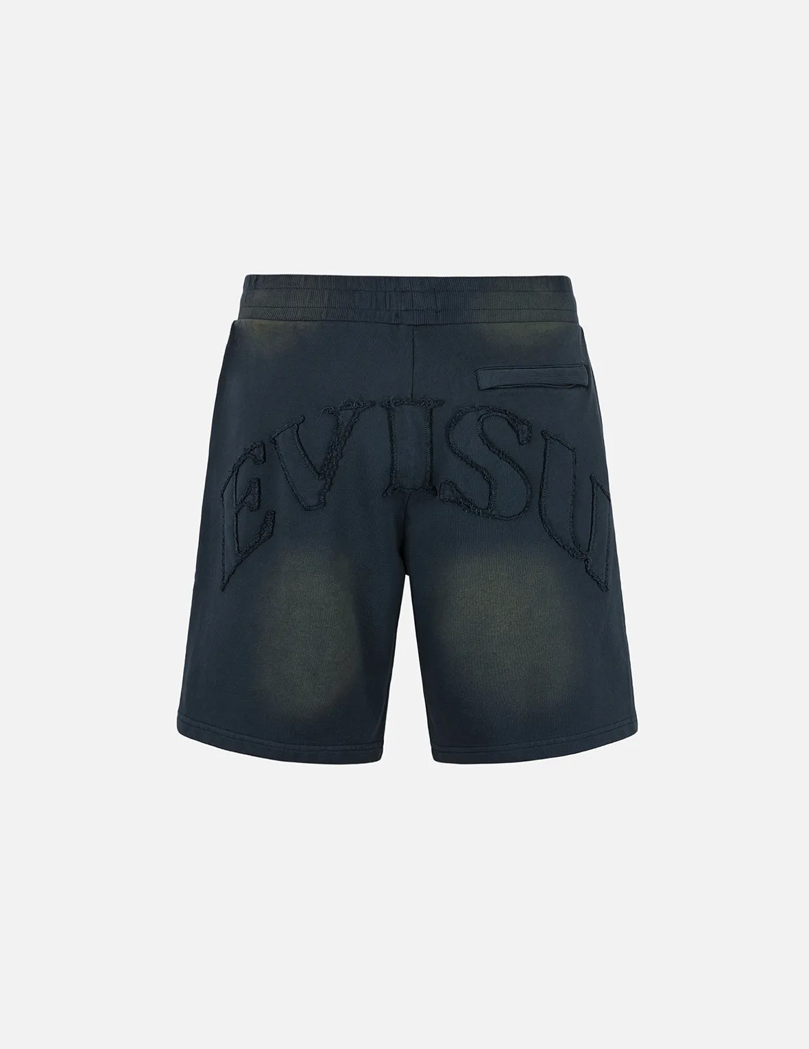 Logo Appliqué Embroidery Heavy Washed Fashion Fit Sweatshorts sold by Evisu