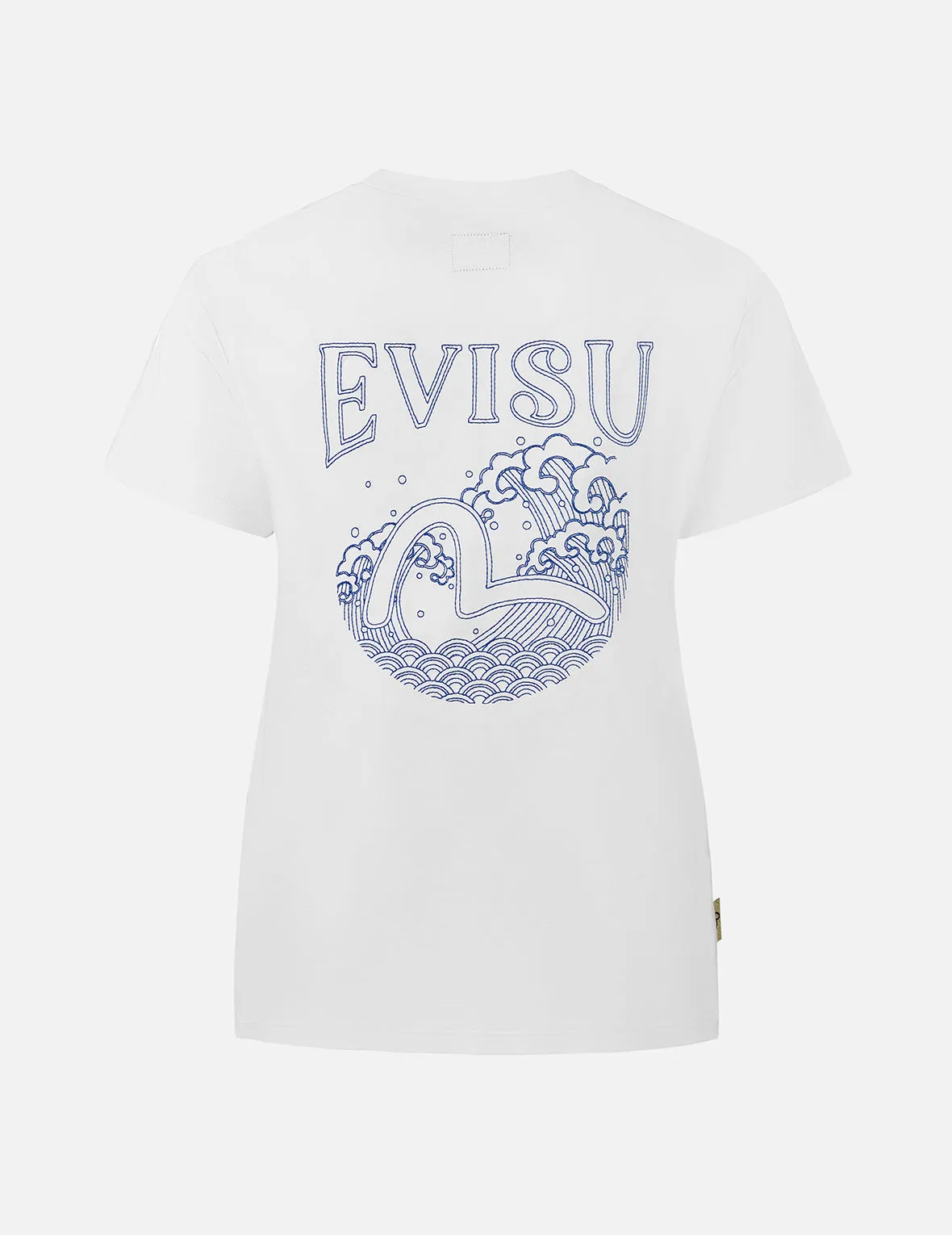 Nautical Theme Print and Embroidery Boyfriend T-Shirt sold by Evisu