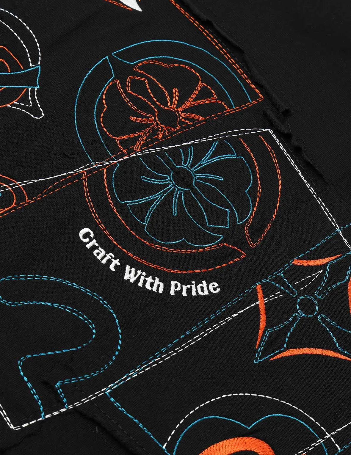 Logo and Kamon Embroidery Loose Fit T-Shirt sold by Evisu product image thumbnail 5