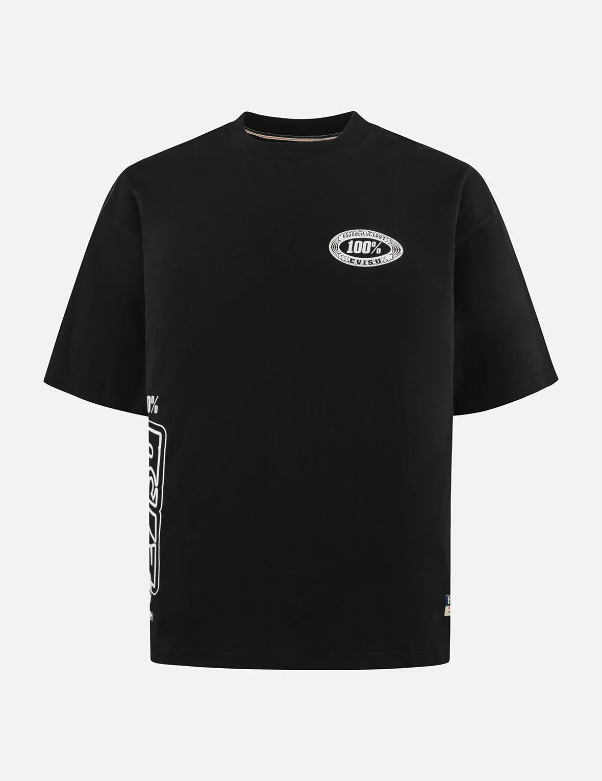 Logo and Daicock Print Loose Fit T-Shirt sold by Evisu product image thumbnail 3