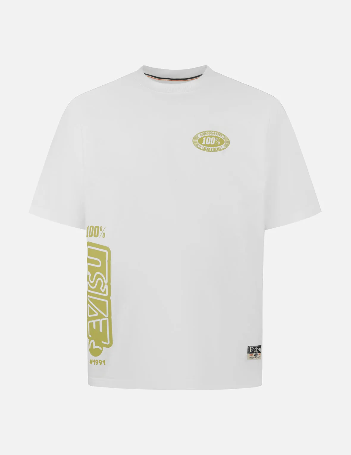 Logo and Daicock Print Loose Fit T-Shirt sold by Evisu product image thumbnail 4