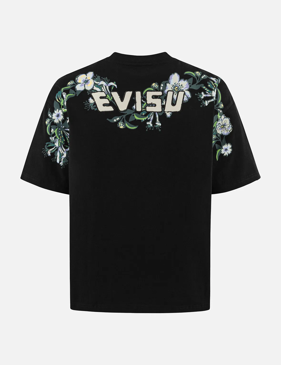 Floral Daicock and Logo Embroidery Loose Fit T-Shirt sold by Evisu product image thumbnail 2