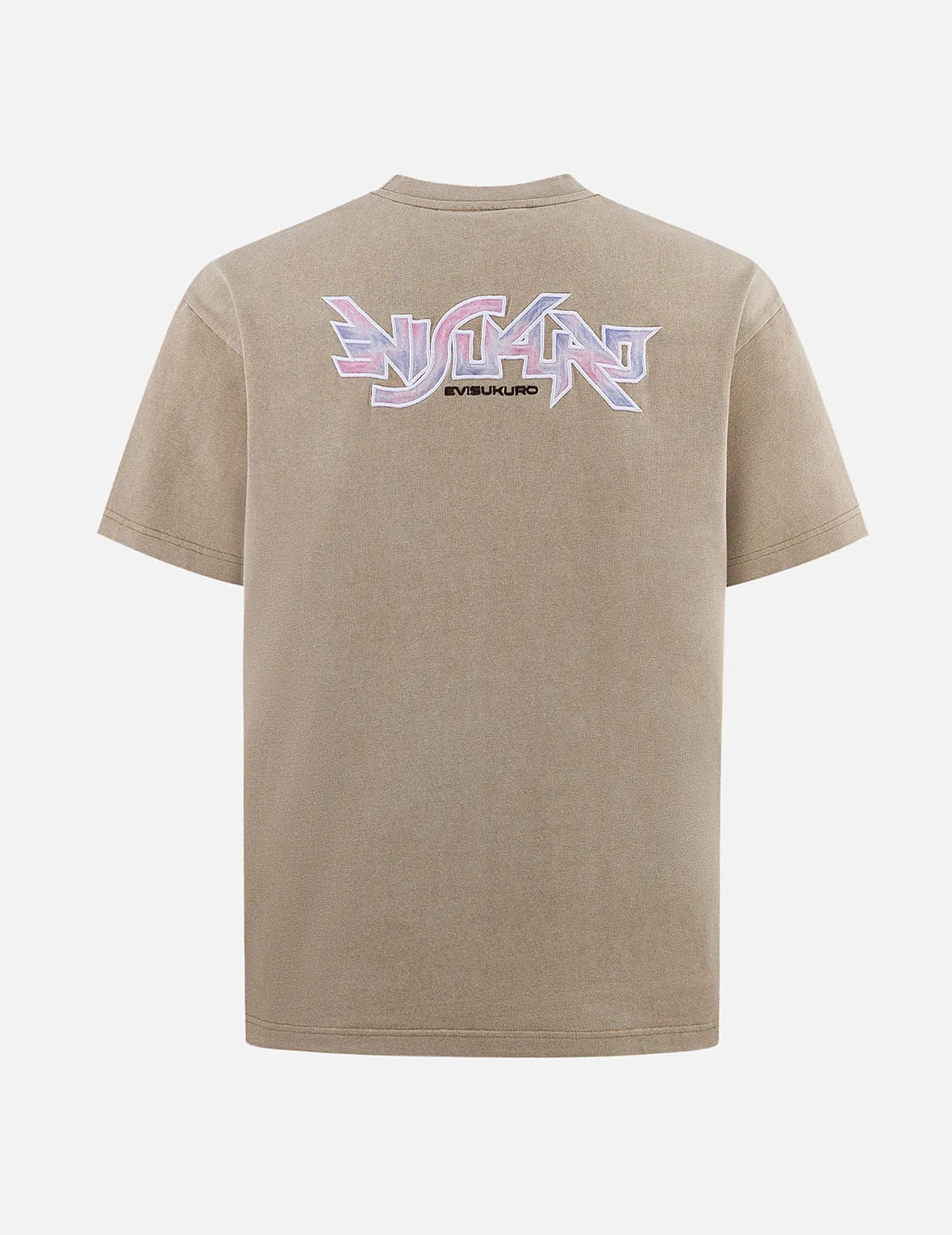 EVISUKURO Embroidery Washed Relax Fit T-shirt sold by Evisu product image thumbnail 2