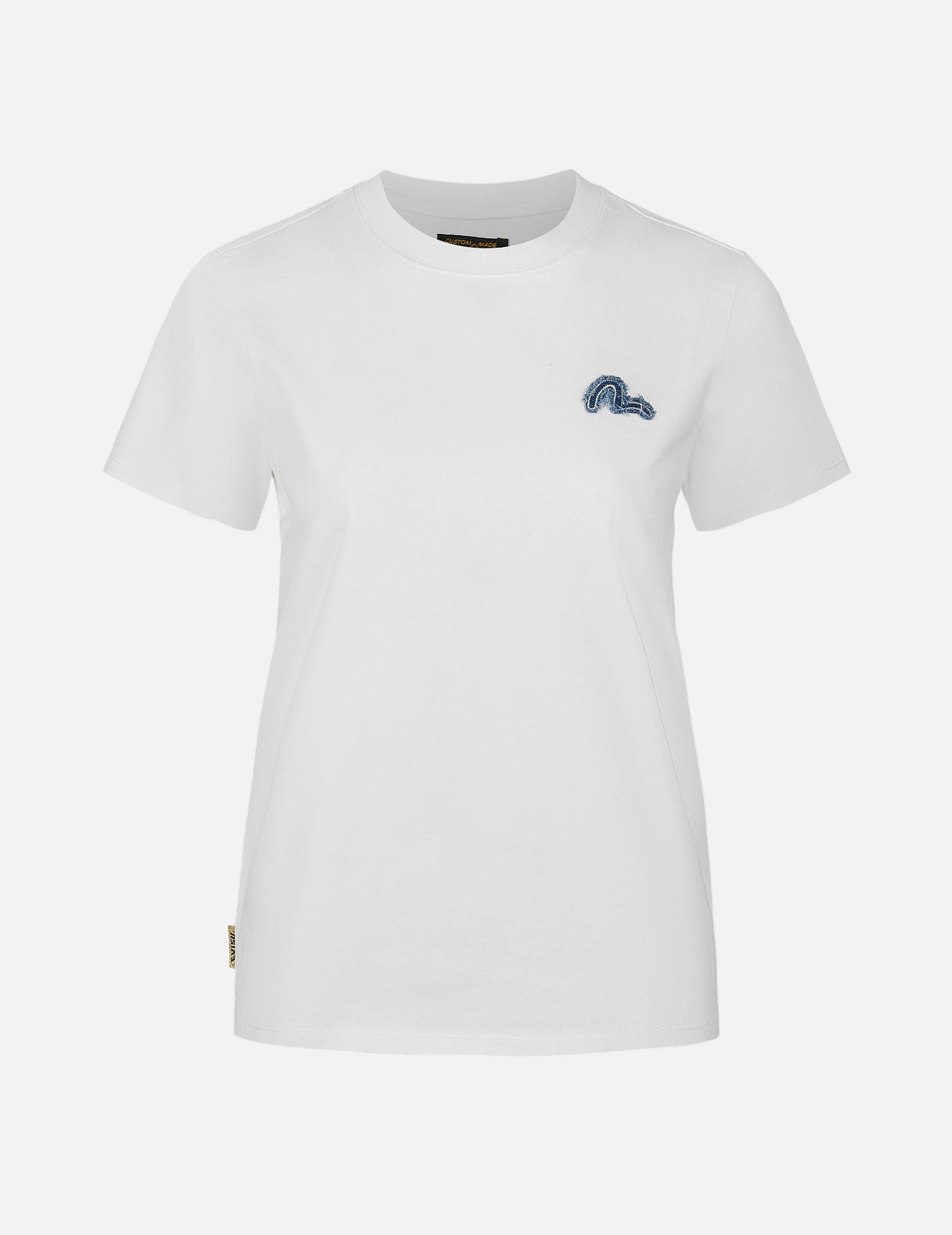 Deconstructed Denim Applique Embroidery Regular Fit T-Shirt sold by Evisu product image thumbnail 4