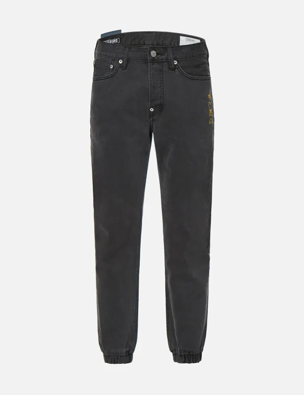 Slogan Embroidered Slim Fit Jogger Jeans sold by Evisu