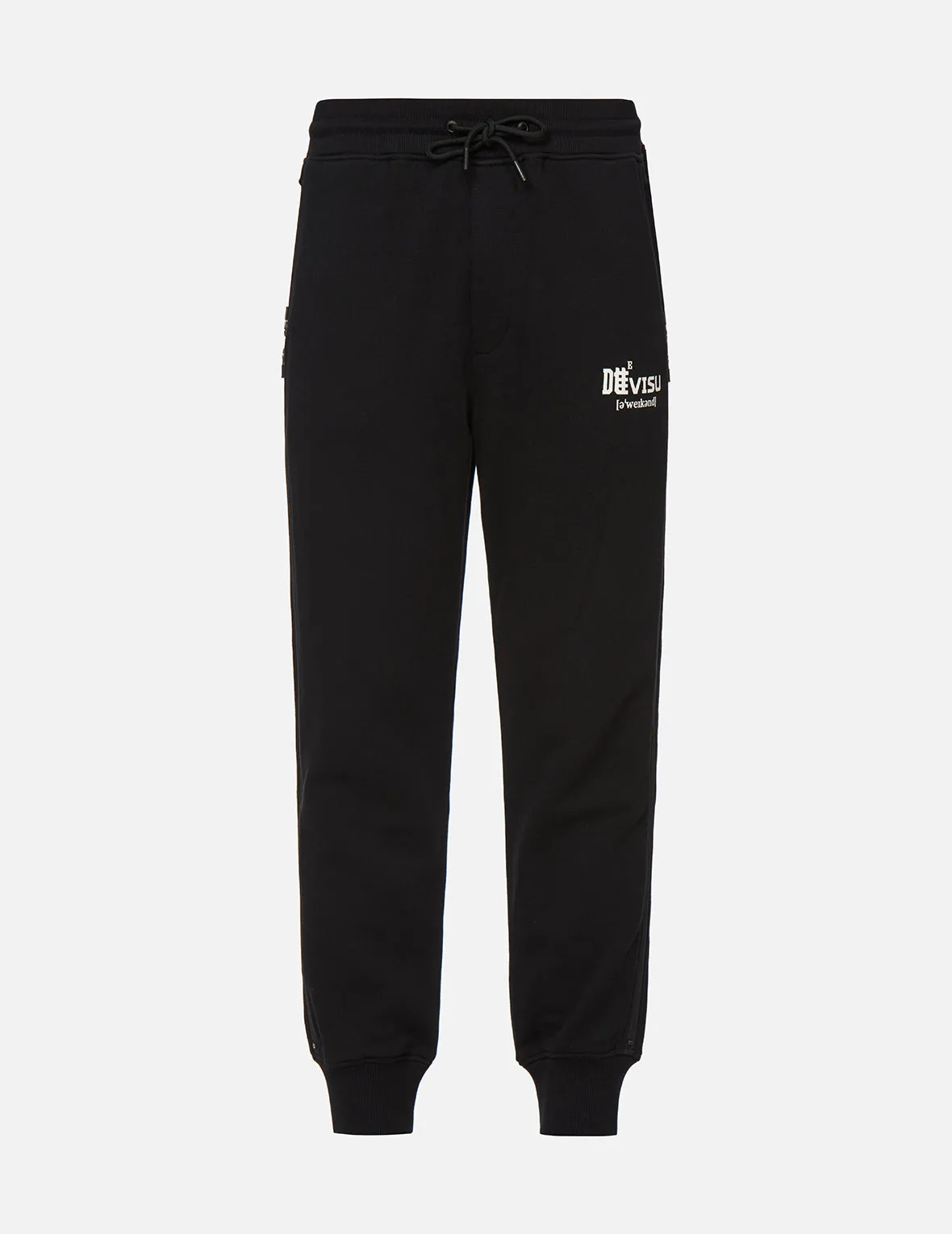 Brush Effect Seagull Print Sweatpants sold by Evisu