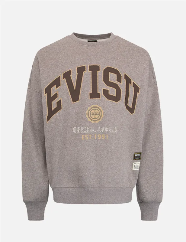 Retro Logo Print Oversized Sweatshirt sold by Evisu
