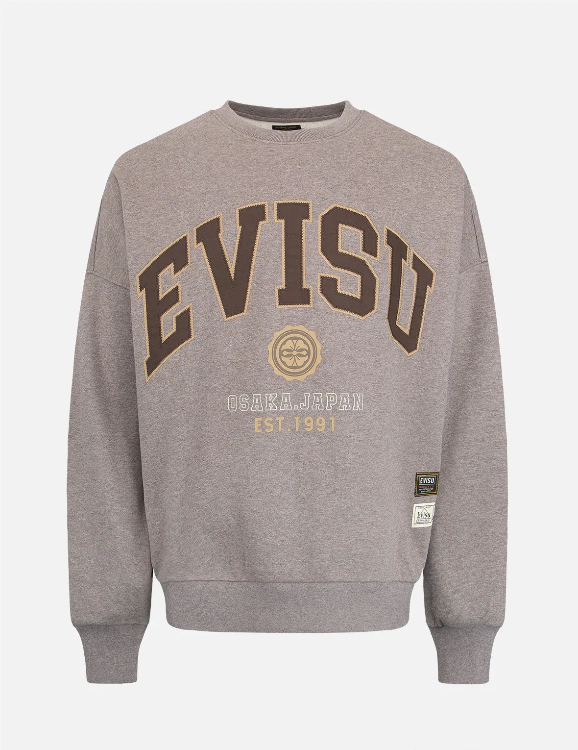 Retro Logo Print Oversized Sweatshirt sold by Evisu
