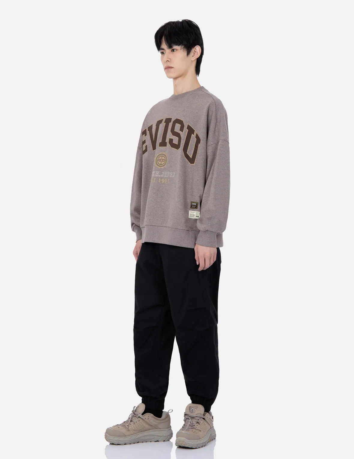 Retro Logo Print Oversized Sweatshirt sold by Evisu product image thumbnail 3