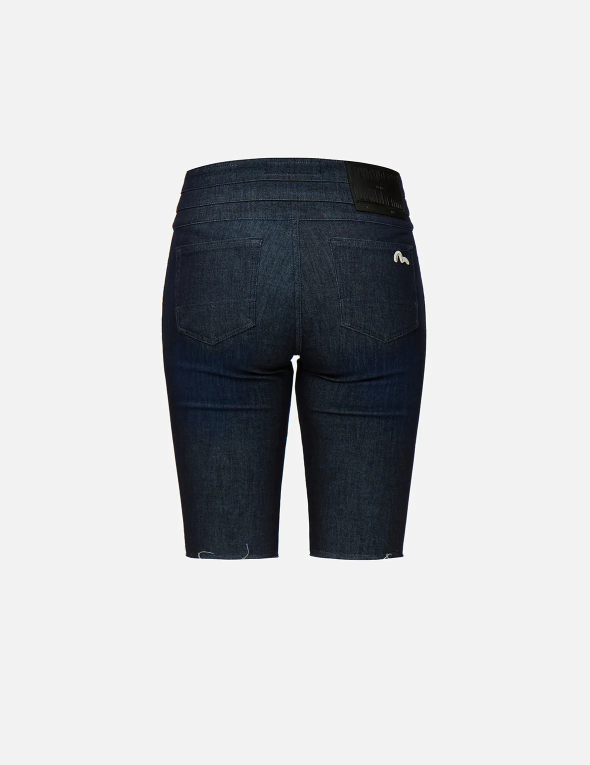 Kamon Embroidered Bermuda Denim Shorts sold by Evisu product image thumbnail 2