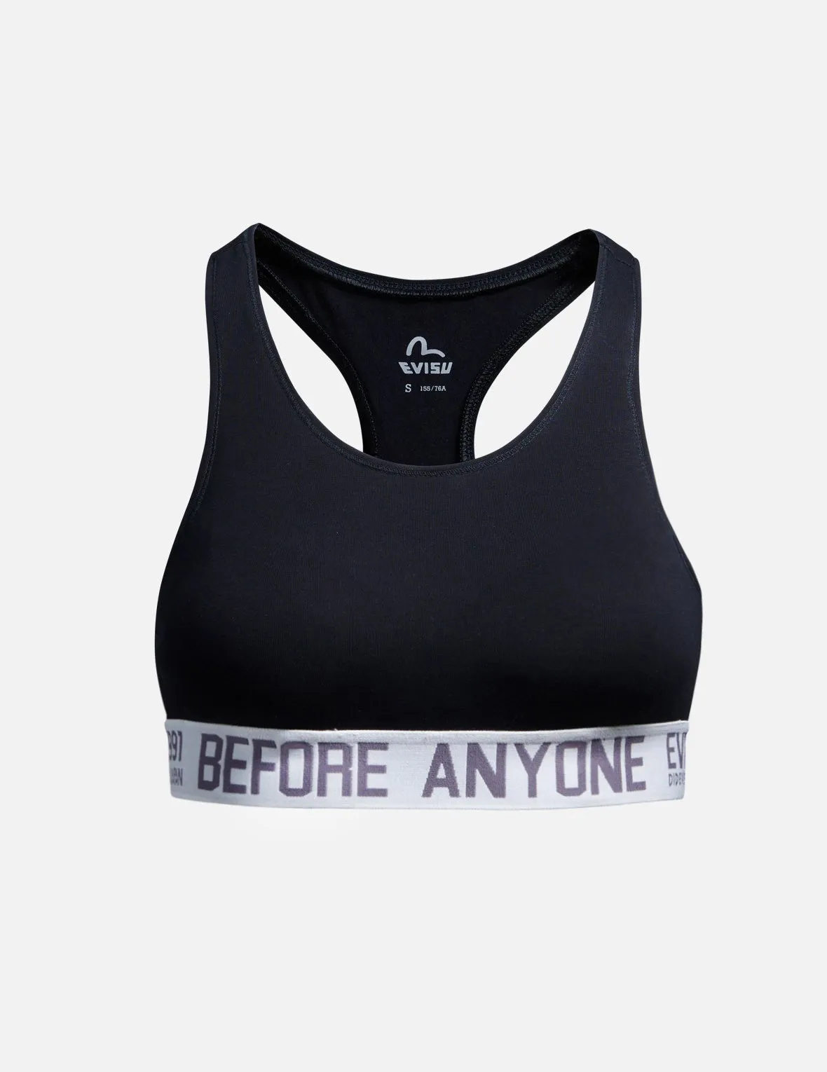 Slogan Jacquard-trimmed Stretch Sports Bra sold by Evisu
